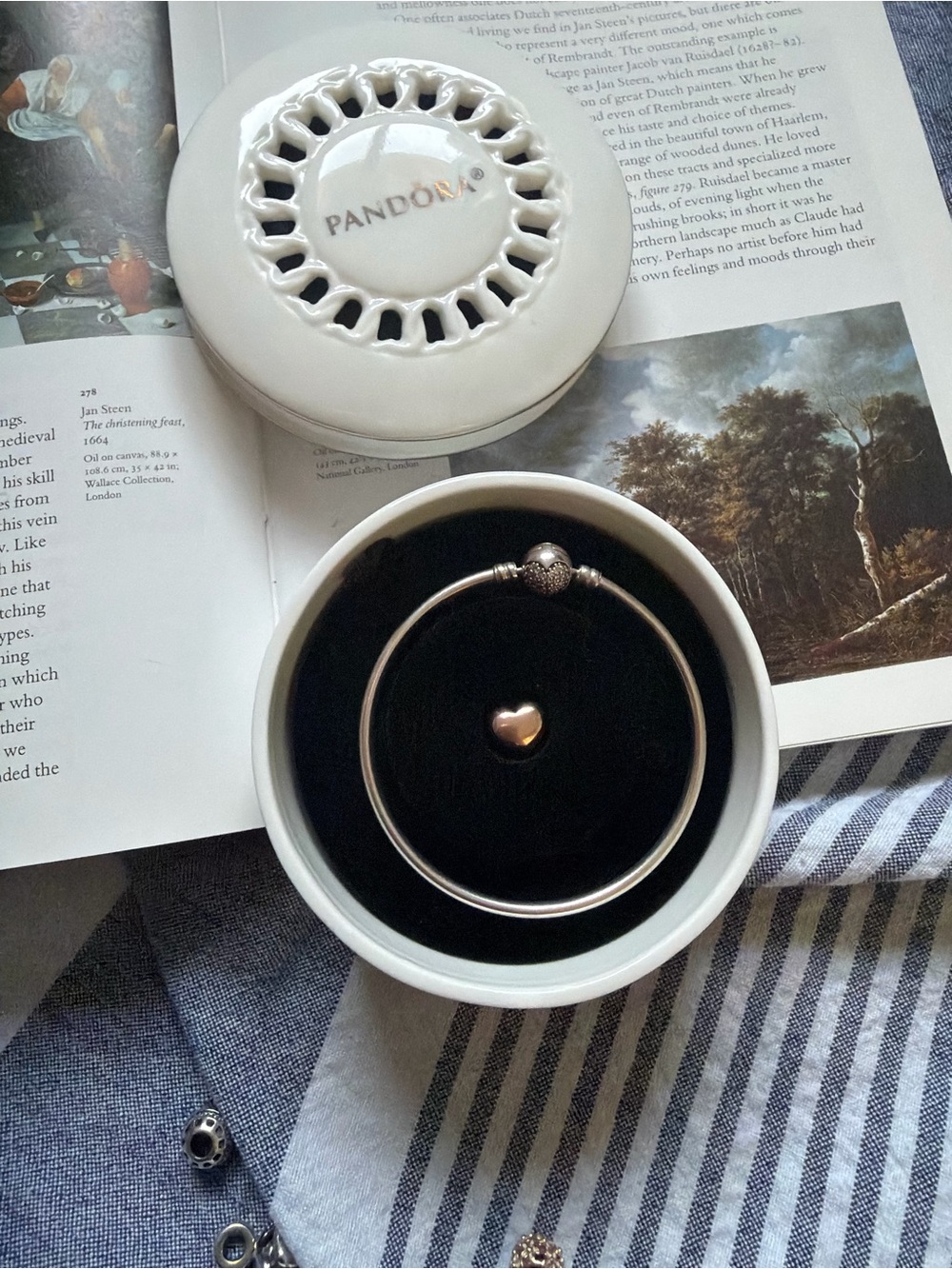 Authentic Pandora Charms – Gold plated heart